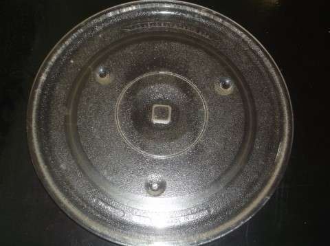 MICROWAVE PLATE : 330mm DIAMETER / SQUARE COUPLER 21mm X 21mm DEFY AND OTHER